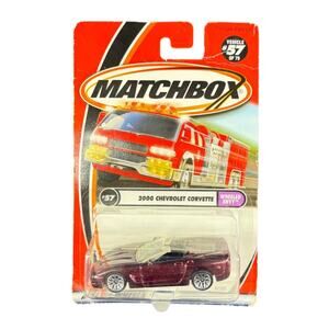 Matchbox 2000 Chevrolet Corvette #57 Of 75 Wheeled Envy Series New Sealed